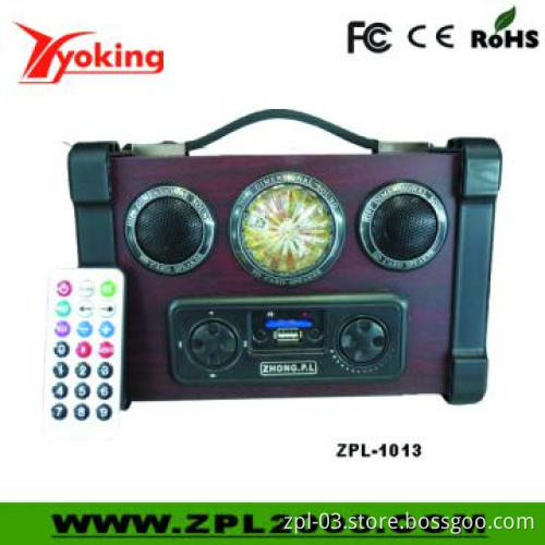 Wooden Professional Speaker with LED Display (ZPL-1013)